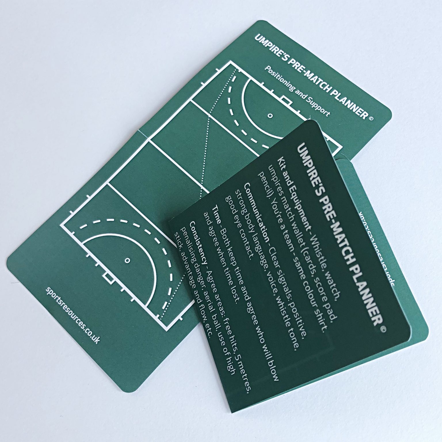 Hockey Umpire Match Score Pads © Sports Resources pack of 3 Sports